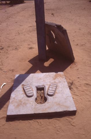 DW worked with OMA (Angola women's organization) on this project to build latrines.