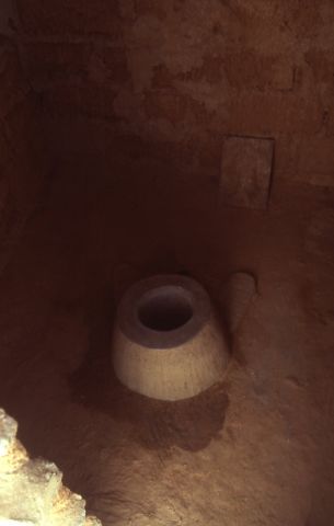 DW worked with OMA (Angola women's organization) on this project to build latrines.