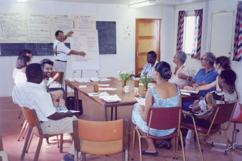 Those pictured include Farokh Afshar; Mary Daly and Wadda Hamdy.
