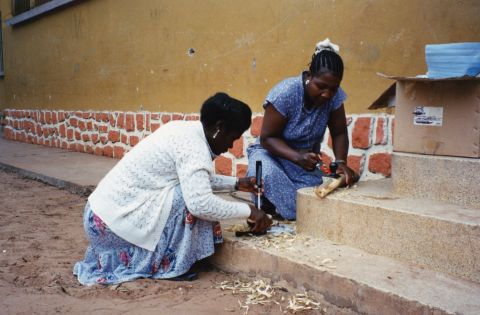 Workshop for building mobility aids for handicapped individuals. 
Workshop for building mobility aids for disabled individuals; run in partnership with the Angola Secretariat of State for Social Affairs (SEAS).
