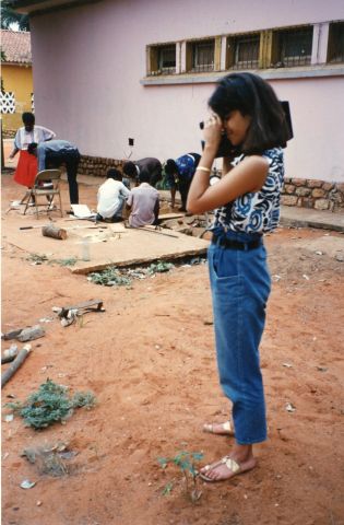 Workshop for building mobility aids for handicapped individuals. 
Workshop for building mobility aids for disabled individuals; run in partnership with the Angola Secretariat of State for Social Affairs (SEAS).
