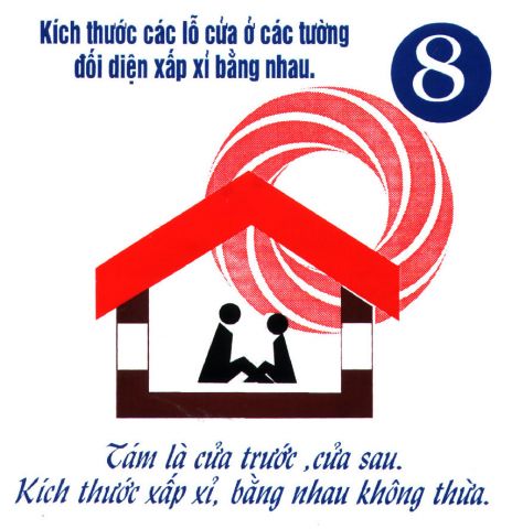 Poster with ten key principles of storm resistant construction - If doors or shutters cannot be shut make sure there are opposing openings to reduce pressure build up