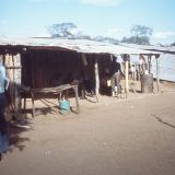 A camp for displaced persons as a result of South Arican incursions during the war. DW worked in partnership with the Angola Secretariat of State for Social Affairs (SEAS) and OMA (Angola women's organization) on the project.