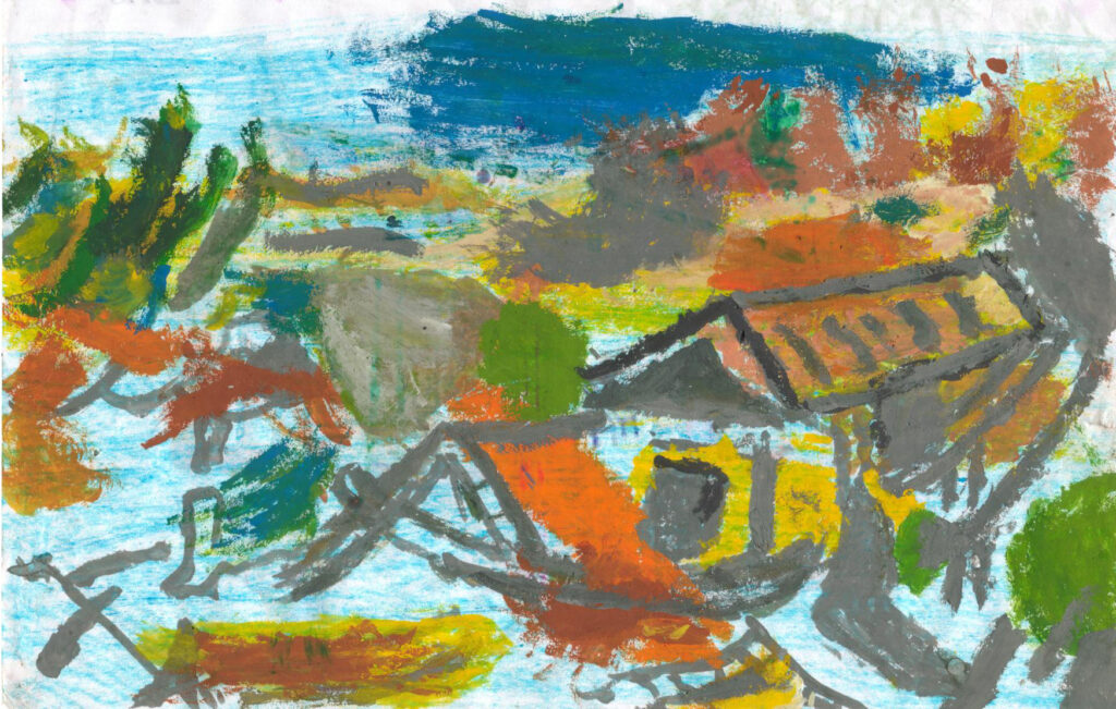 DWFVIE040069 Le Huu Quang 8 Phu Da School drawing competetion on preventing typhoon damage to houses DWFVIE040069 Le Huu Quang 8 Phu Da School drawing competetion on preventing typhoon damage to houses