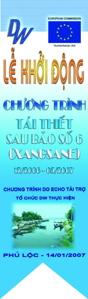 ECHO Post Typhoon Xangsane recovery project